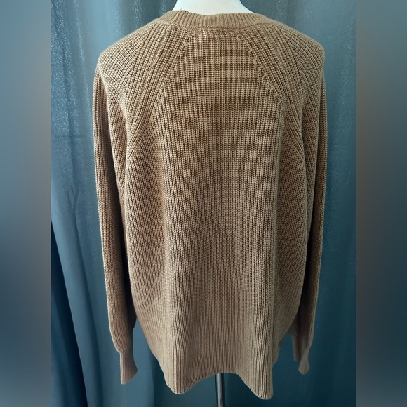Jessica Simpson Long Sleeve Sweater Womens XXL Tan Crew Neck New NWT - Picture 3 of 5